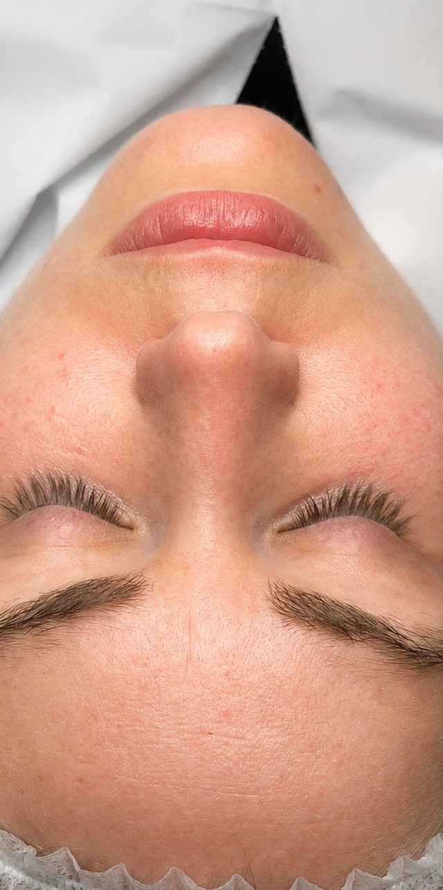 Client's face before Million Dollar Facial treatment at Portland Body Clinic