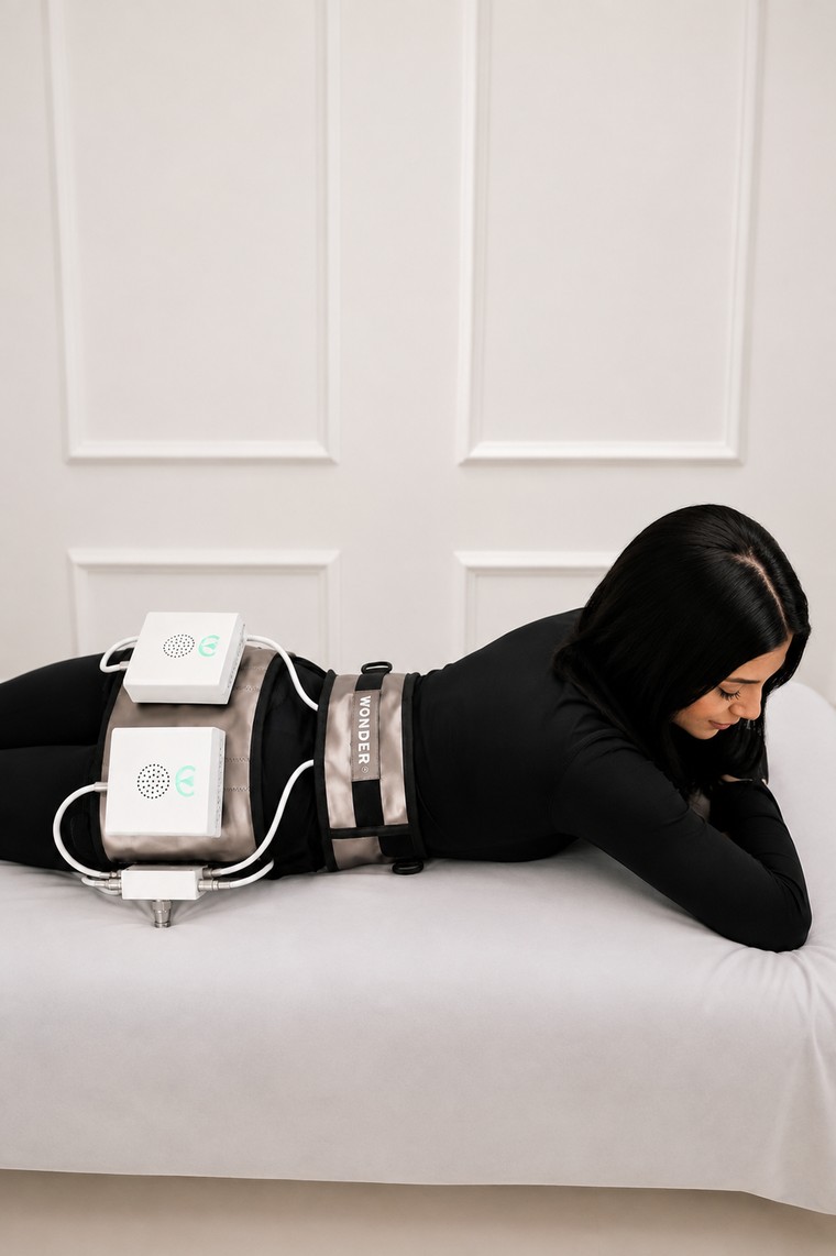 Client receiving Wonder Butt Lift treatment at Portland Body Clinic